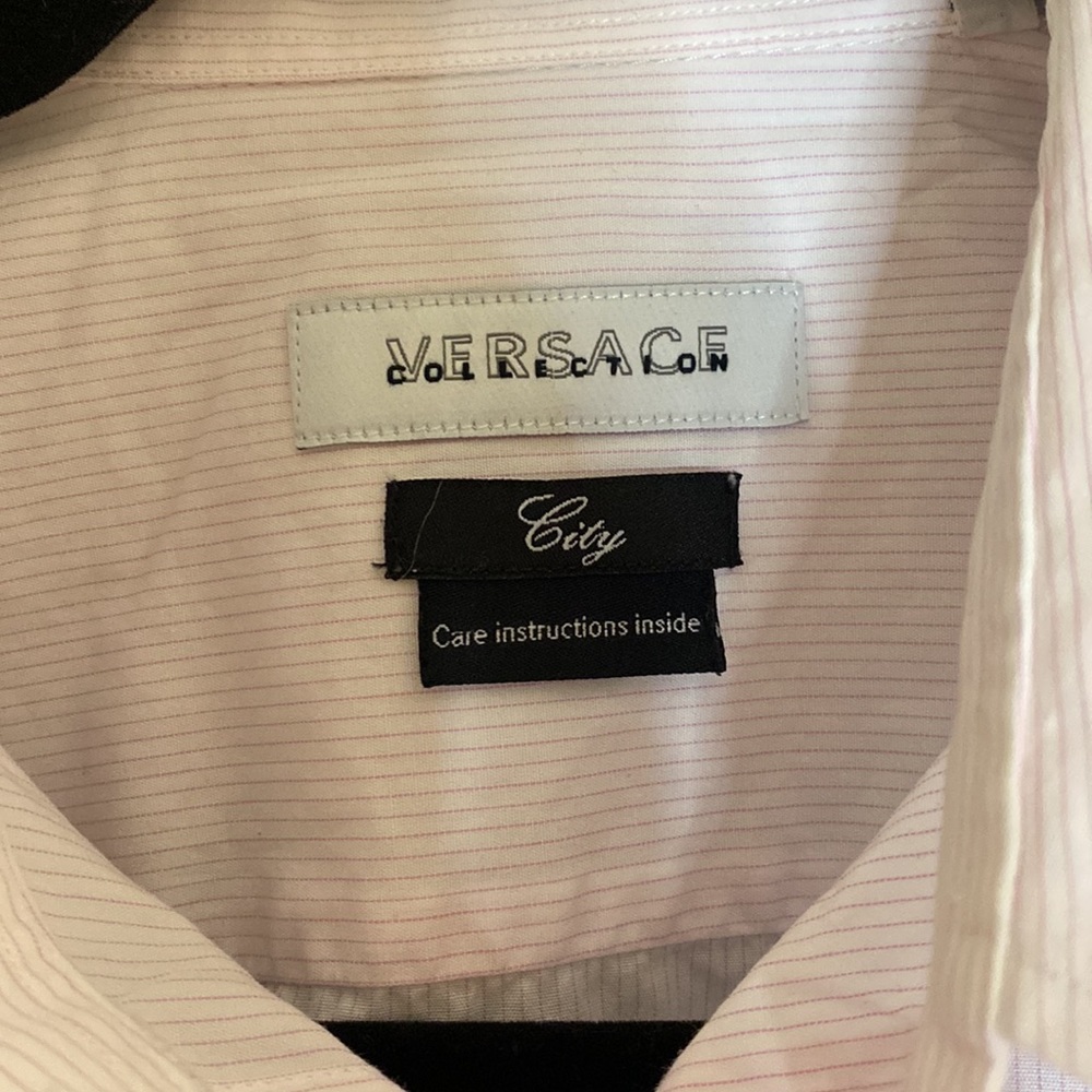 Authentic Versace Striped Button Down! - image 2